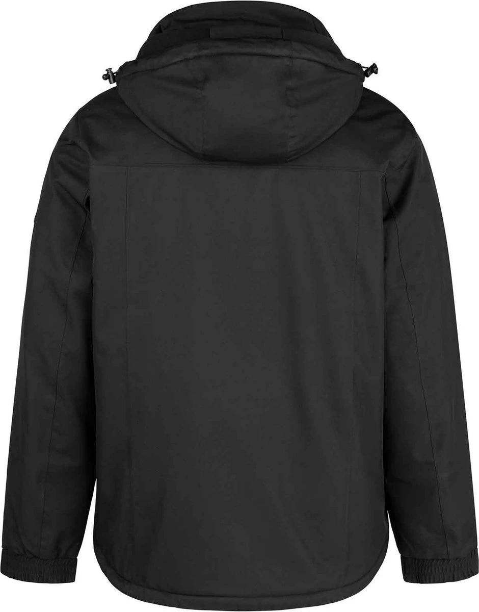 BJØRNSON Kick Regenjas / Winterjas Heren - Waterdicht - Maat L - Zwart 4 BJØRNSON Kick Regenjas / Winterjas Heren - Waterdicht - Maat L - Zwart - Afbeelding 2