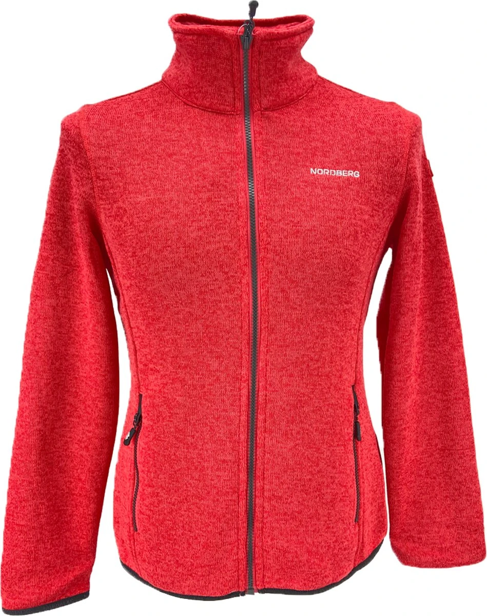 Nordberg Andrea Fleece Vest - Dames - Rood Melange - Maat XL 3 Nordberg Andrea Fleece Vest - Dames - Rood Melange - Maat XL