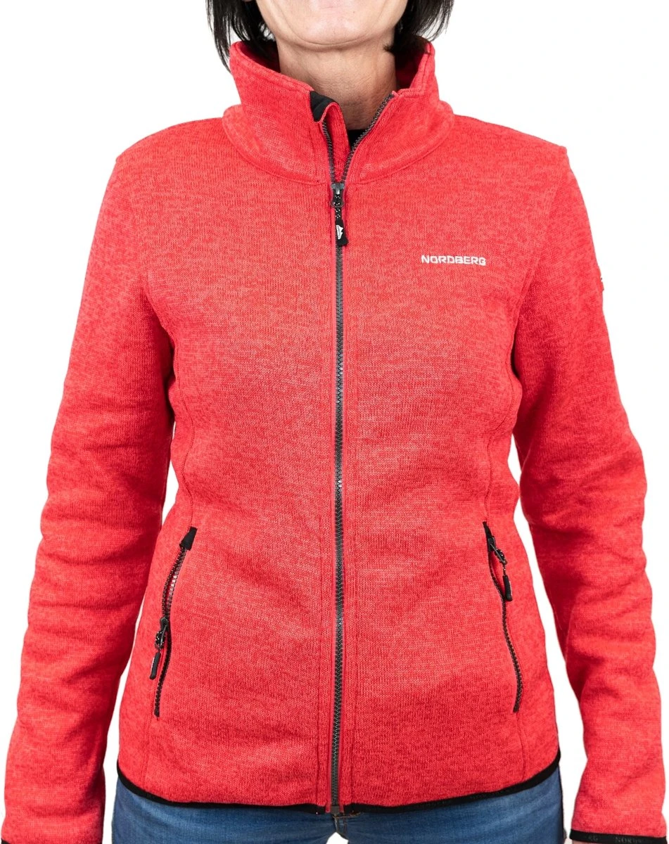 Nordberg Andrea Fleece Vest - Dames - Rood Melange - Maat XL 13 Nordberg Andrea Fleece Vest - Dames - Rood Melange - Maat XL - Afbeelding 11