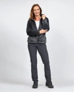 Life-Line - Whitney Fleece Dames - Zwart - Outdoorvest - Wandelvest - Fleece Zwart -Bol 959x1200 5