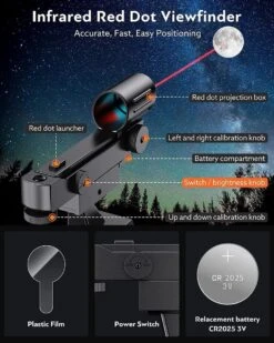 SPACEBRAIN® - 80/500 - Telescoop Voor Volwassenen - 80 Mm Opening En 500 Mm Brandpuntsafstand -professionele Astronomie-refractortelescoop Voor Kinderen En Beginners - Met AZ-montage - 3 Oculairs En Smartphone-adapter. 10 SPACEBRAIN® - 80/500 - Telescoop Voor Volwassenen - 80 Mm Opening En 500 Mm Brandpuntsafstand -professionele Astronomie-refractortelescoop Voor Kinderen En Beginners - Met AZ-montage - 3 Oculairs En Smartphone-adapter. -Bol 960x1200 11
