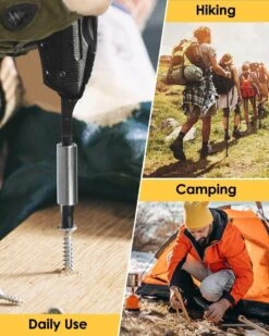 BOTC Multitool Zakmes - 14-in-1 Multitool - Blikopener / Flesopener / Zakmes / Schroevendraaier/ 9 Verwisselbare Schroeven / Draagetui - Voor Outdoor Camping/Wandelen -Bol 960x1200 17