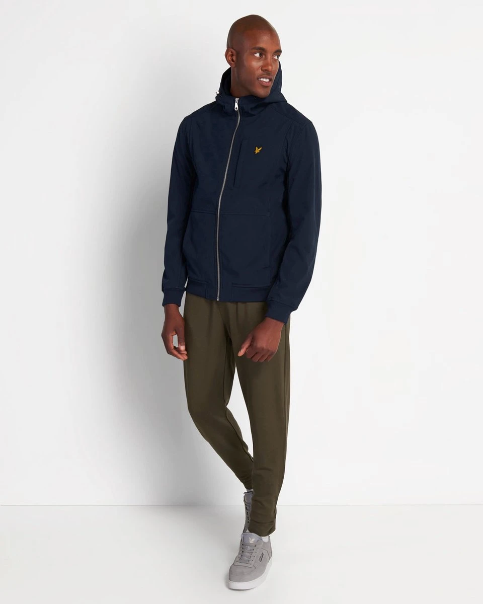 Lyle & Scott - Heren Outdoorjas Softshell Jacket - Blauw - Maat L 6 Lyle & Scott - Heren Outdoorjas Softshell Jacket - Blauw - Maat L - Afbeelding 4