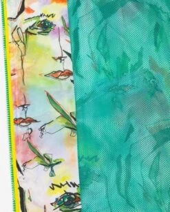 BiggDesign Faces - Dames Regenjas Waterdicht - Regenpak - Maat M -Bol 962x1200 3