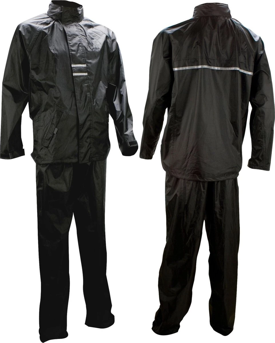 Ralka Regenpak - Senior - Zwart/Antraciet - XL 3 Ralka Regenpak - Senior - Zwart/Antraciet - XL