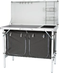Campart Campingkeuken KI-0757 – Complete Keuken En Campingkast – Opvouwbaar En Inclusief Draagtas - Grijs -Bol 969x1200 2