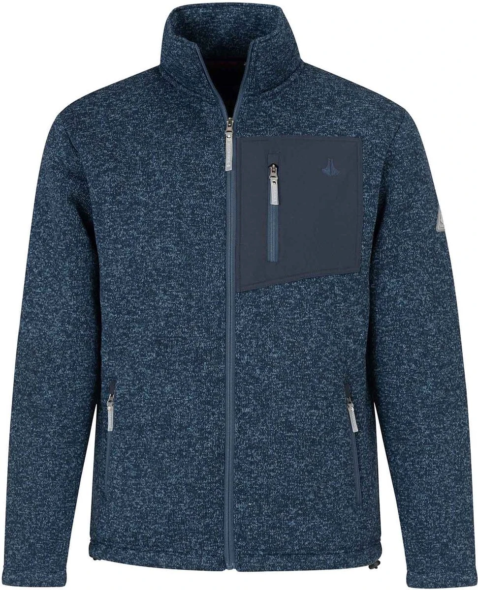 BJØRNSON Ruben Gebreid Vest 4 Seizoenen Heren - Teddy - Maat 2XL - Donkerblauw 3 BJØRNSON Ruben Gebreid Vest 4 Seizoenen Heren - Teddy - Maat 2XL - Donkerblauw