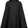 Ralka Regenponcho Senior - Sizzle - Zwart - L/XL