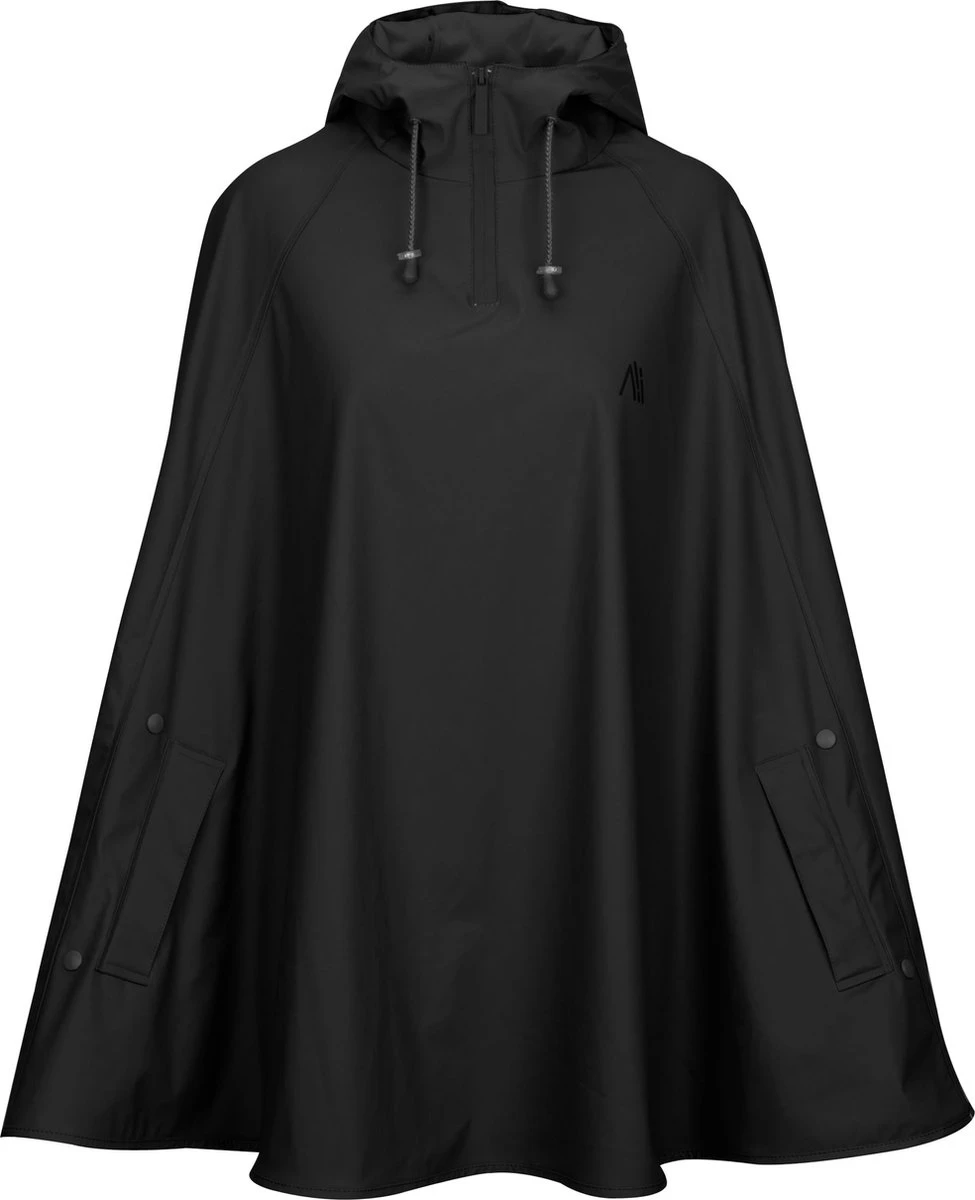 Ralka Regenponcho Senior - Sizzle - Zwart - L/XL 3 Ralka Regenponcho Senior - Sizzle - Zwart - L/XL