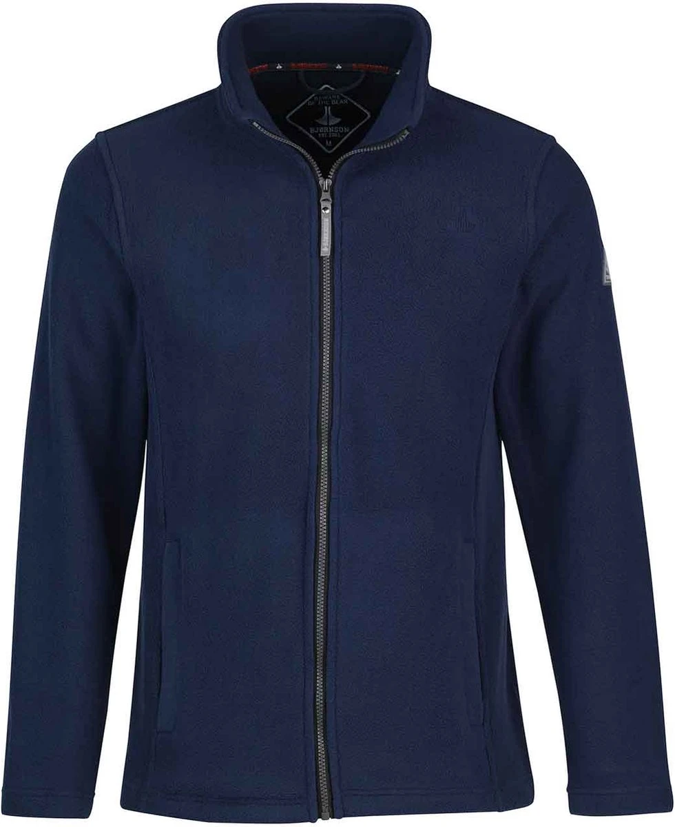 BJØRNSON Maks Fleece Vest 4 Seizoenen Heren - Rits - Maat L - Donkerblauw 3 BJØRNSON Maks Fleece Vest 4 Seizoenen Heren - Rits - Maat L - Donkerblauw