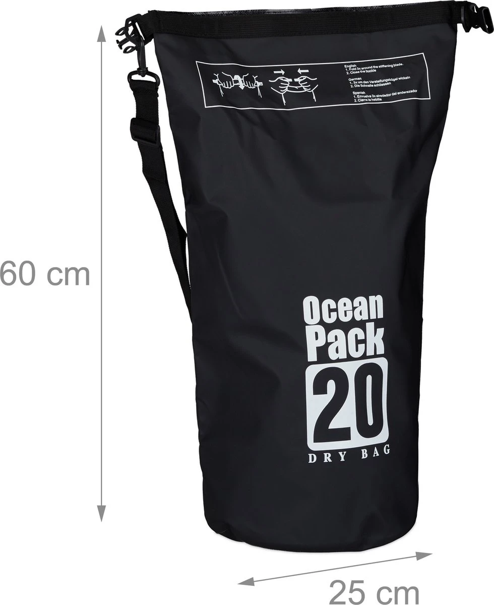 Waterproof Bag 20L - Ocean Pack 20 Liter 7 Waterproof Bag 20L - Ocean Pack 20 Liter - Afbeelding 5