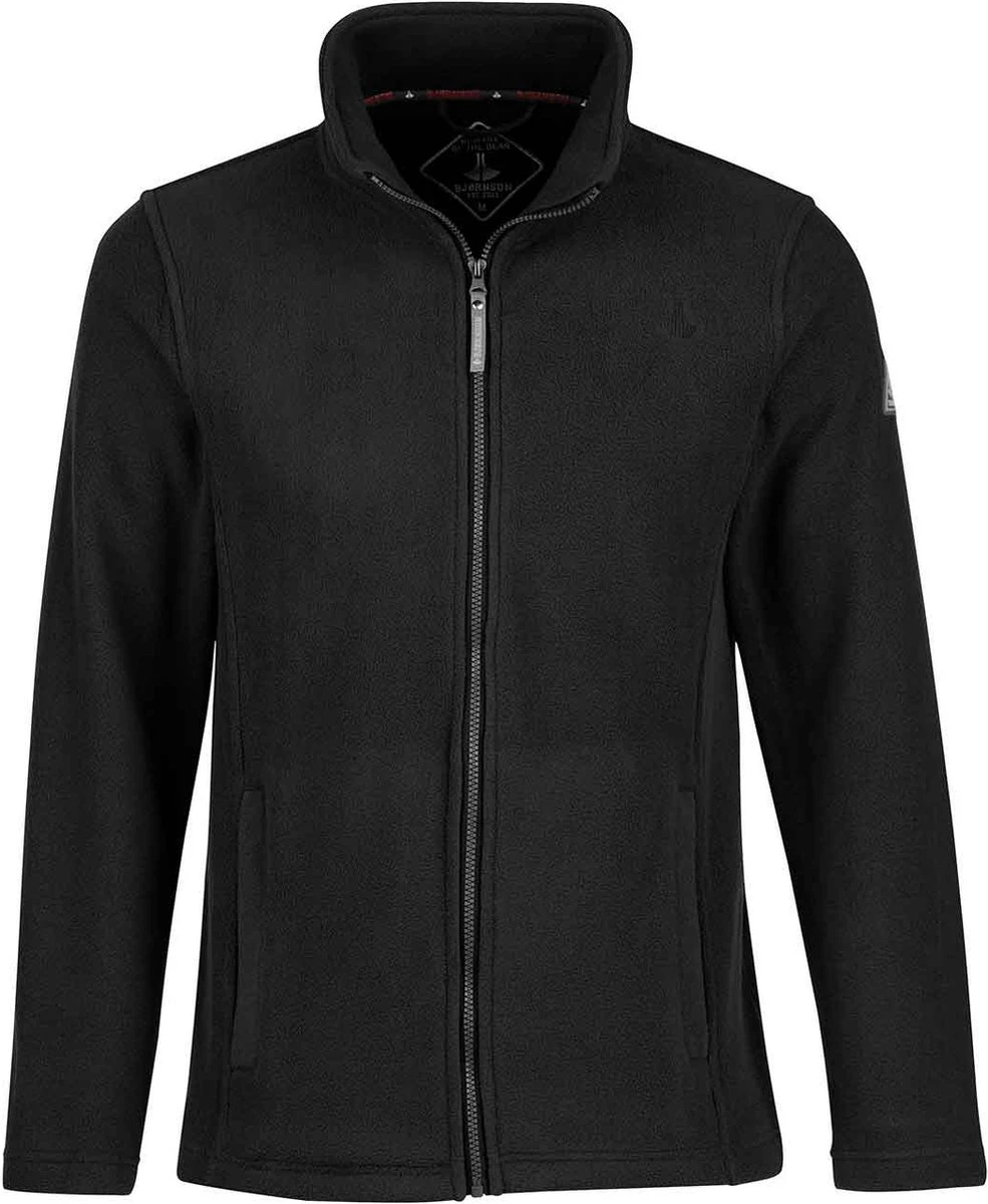 BJØRNSON Maks Fleece Vest 4 Seizoenen Heren - Rits - Maat XL - Zwart 3 BJØRNSON Maks Fleece Vest 4 Seizoenen Heren - Rits - Maat XL - Zwart